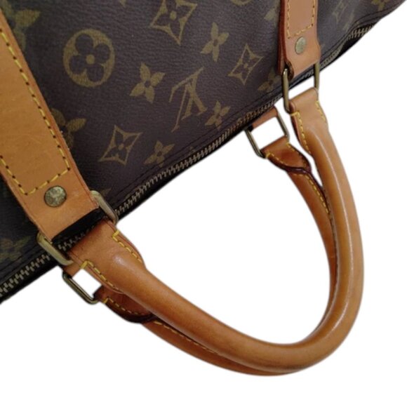 764730BJ (X6) Louis Vuitton Travel Bag Keepall 60 Brown Monogram - Picture 3 of 14